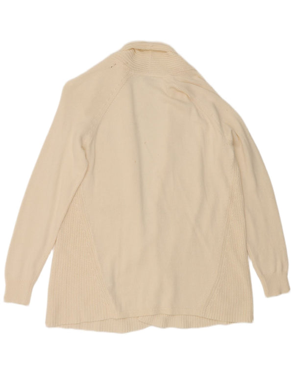 L.L.Bean Γυναικείο ανοιχτό πουλόβερ ζακέτα UK 18 XL από λευκό βαμβακερό