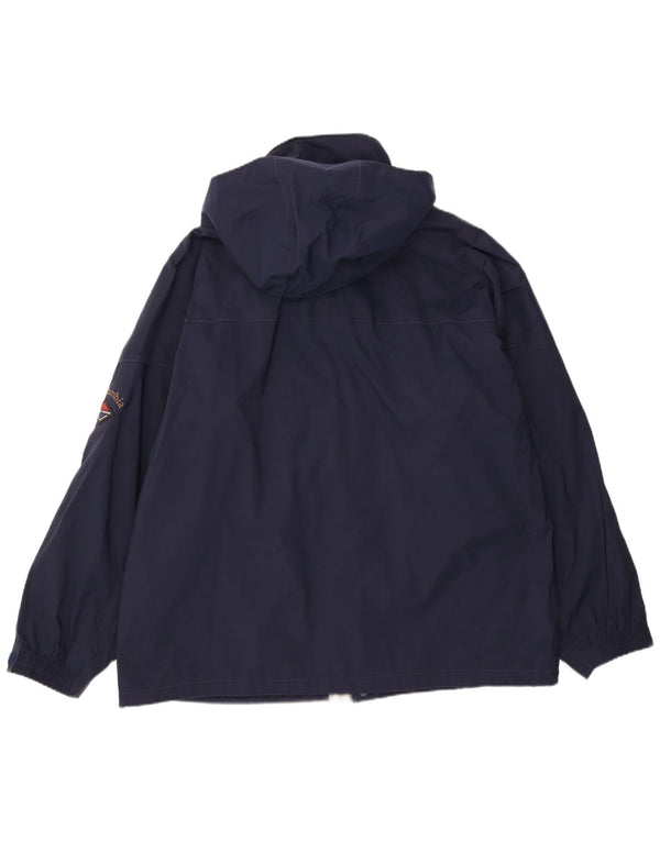 Ανδρικό μπουφάν με κουκούλα Columbia UK 42 XL Navy Blue Nylon
