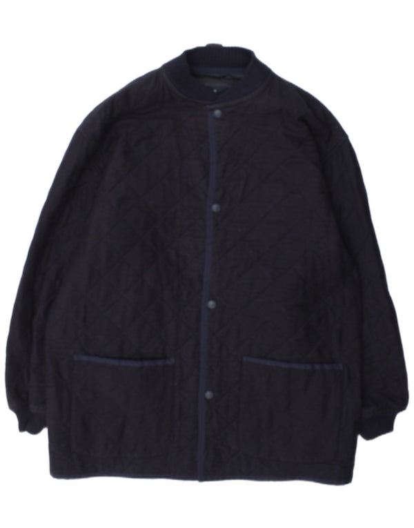 Ermenegildo Zegna Ανδρικό καπιτονέ μπουφάν UK 42 XL Navy Blue