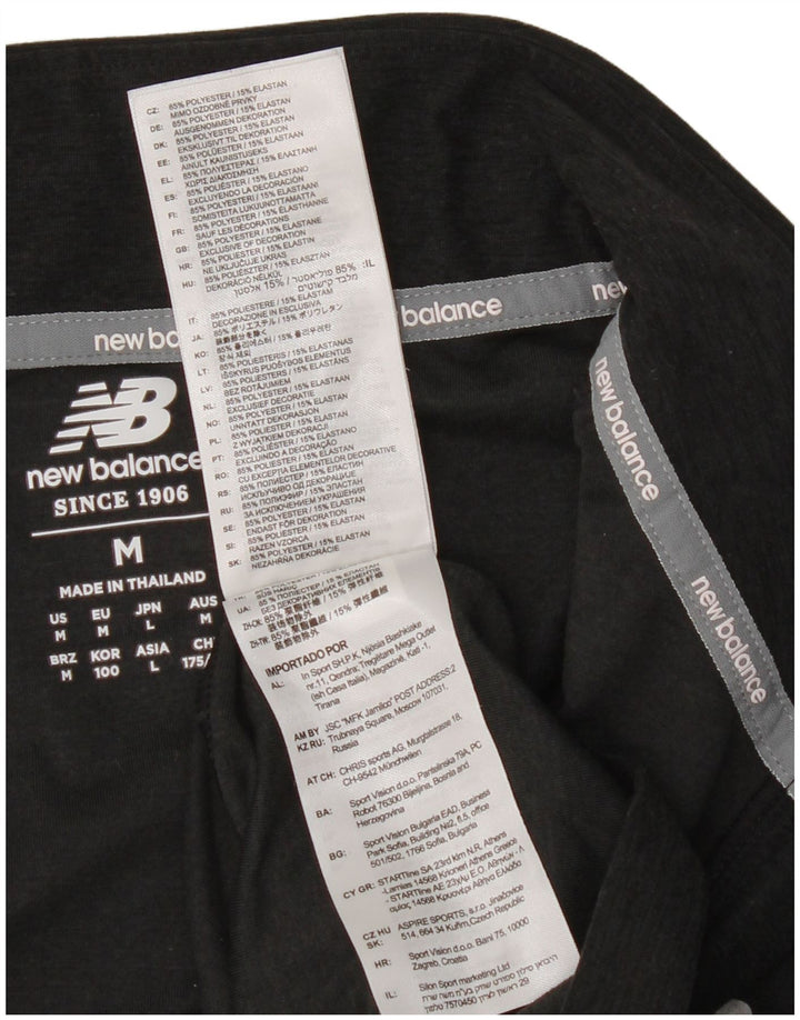 Ανδρική φόρμα πουλόβερ με φερμουάρ New Balance Top Medium Black Flecked
