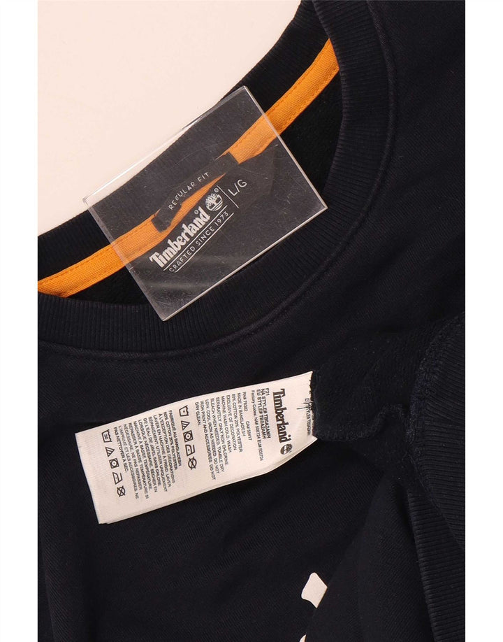 Ανδρικό φούτερ Timberland Graphic Regular Fit Jumper Large Navy Blue