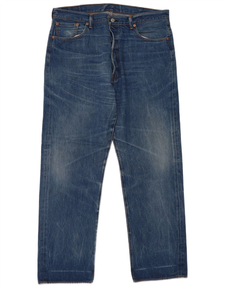 Ανδρικό τζιν Levi's Straight W40 L34 Μπλε βαμβακερό