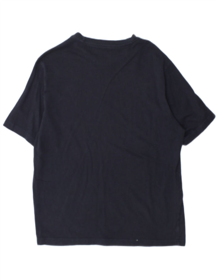 Ανδρικό T-Shirt Champion Top Large Navy Blue από βαμβάκι