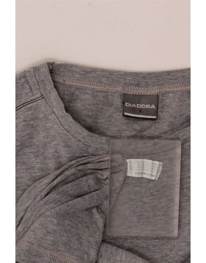 Ανδρικό T-Shirt Diadora Top Βαμβακερό μεσαίο γκρι