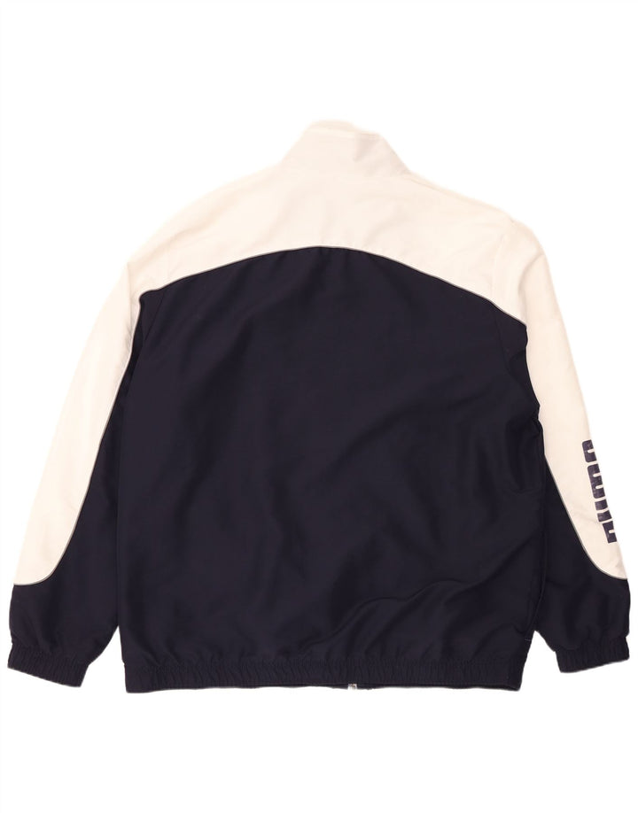 Ανδρική φόρμα αθλητικής φόρμας PUMA 2XL μπουφάν Navy Blue Colorblock Πολυεστέρας