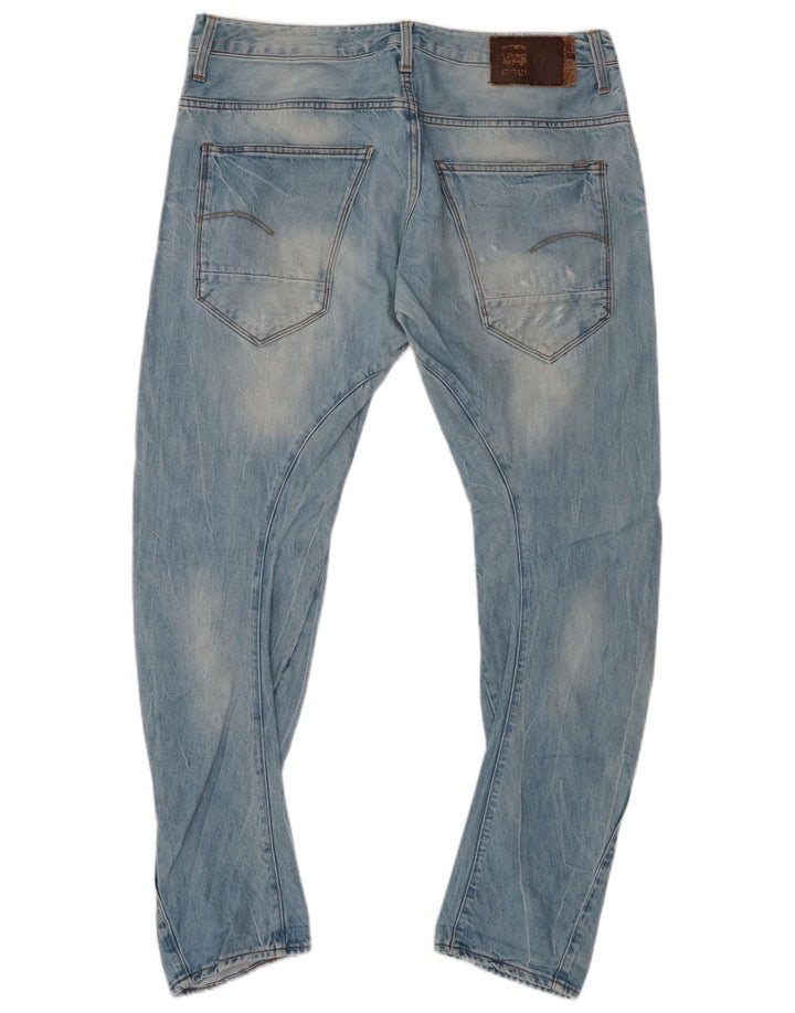G-STAR Ανδρικά 3D Arc Distressed Banana Slim Jeans W34 L30 Blue Cotton