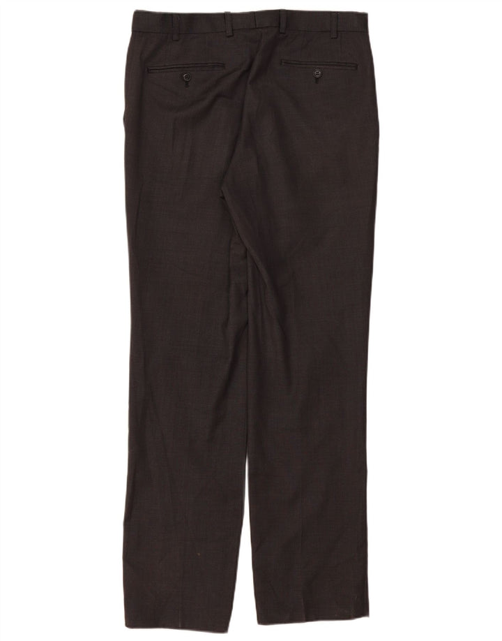 Ανδρικό ίσιο παντελόνι Marks & Spencer W32 L33 Γκρι μαλλί