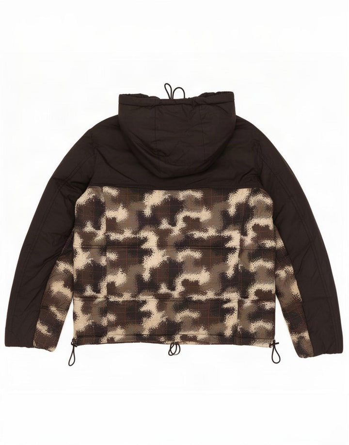 Champion Ανδρικό πουλόβερ με επένδυση μπουφάν UK 38 Medium Black Camouflage