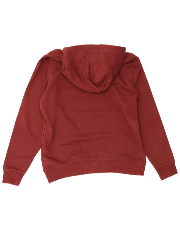 Jack Wills Mens Graphic Hoodie Jumper Medium Burgundy Cotton