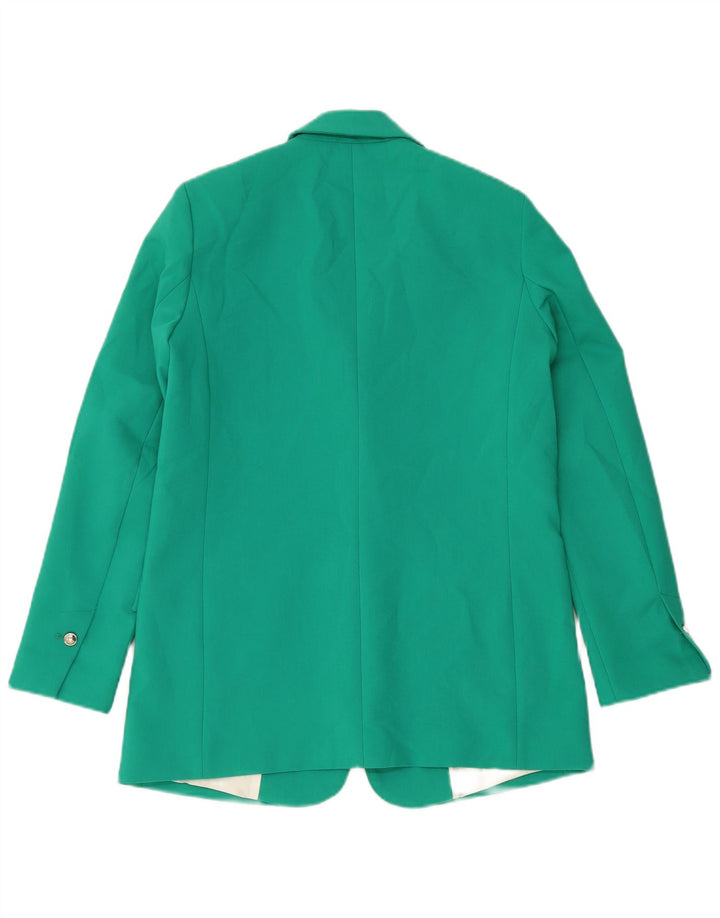 Zara Γυναικείο Μπουφάν σακάκι με 1 κουμπί UK 10 Small Green