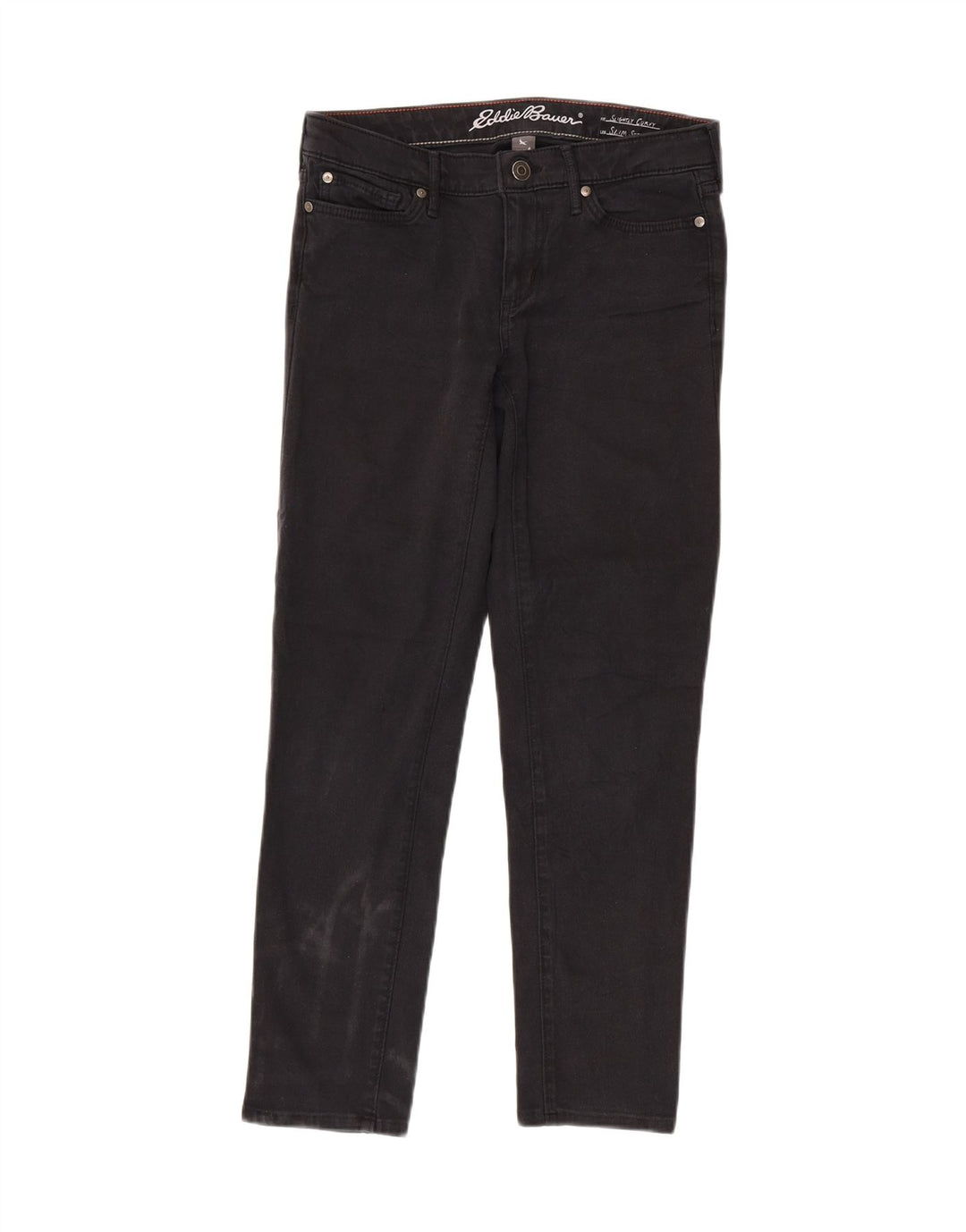 EDDIE BAUER Womens Slightly Curvy Slim Jeans US 4 Small W30 L28 Black Vintage Eddie Bauer and Second-Hand Eddie Bauer from Messina Hembry 