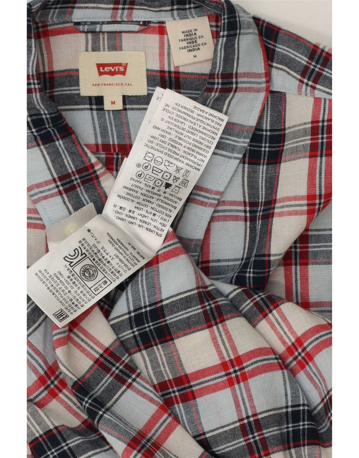 Ανδρικό πουκάμισο Levi's μεσαίο πολύχρωμο λινό καρό