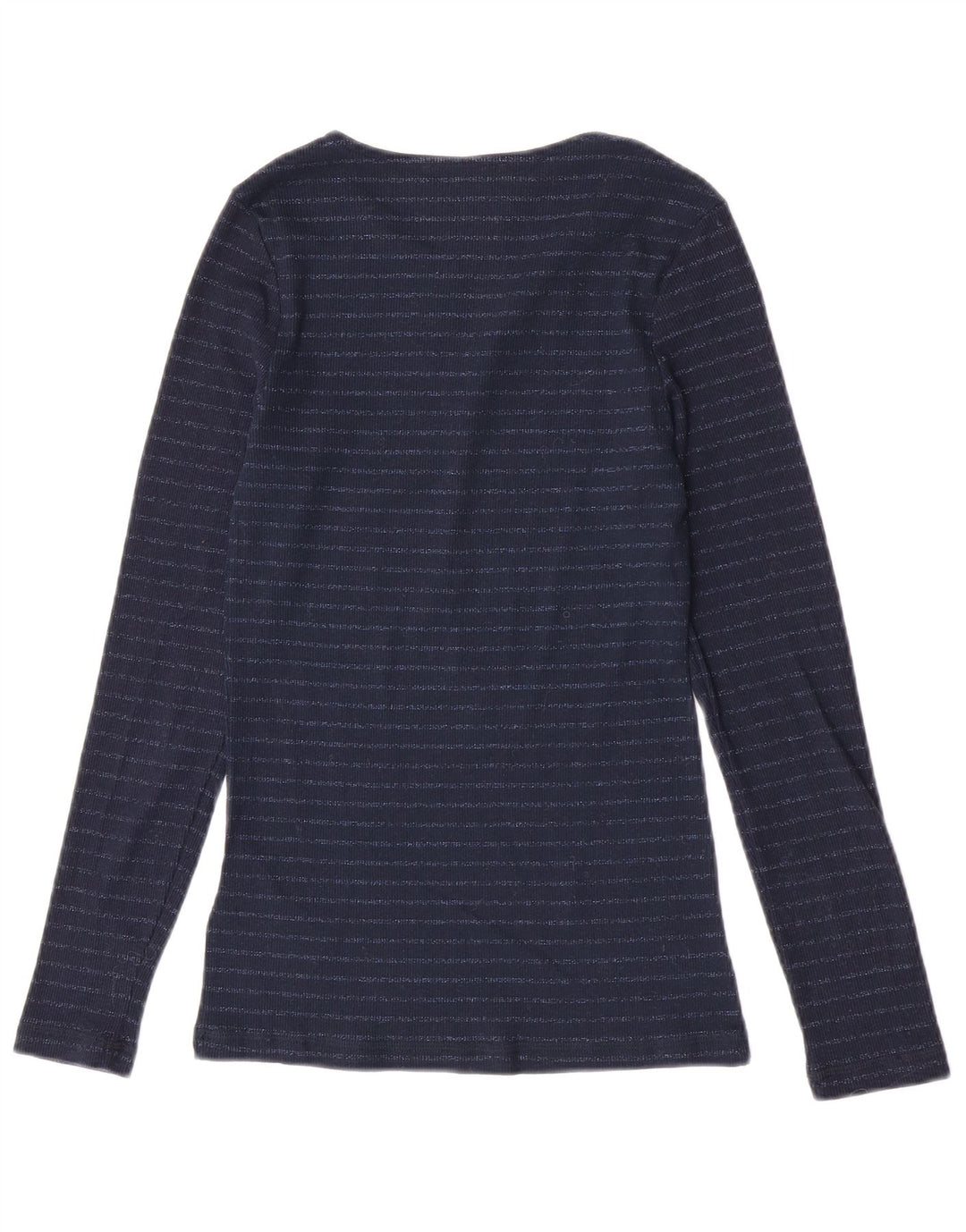 Marks & Spencer Γυναικεία μπλούζα μακρυμάνικη UK 8 Small Navy Blue ριγέ