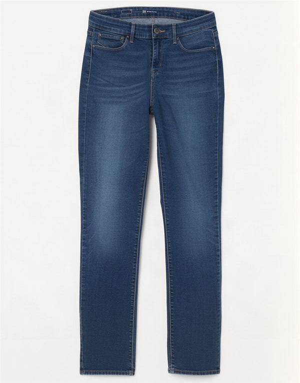 Levi's γυναικείο Demi Curve Ψηλό ψηλό λεπτό τζιν W28 L32 μπλε βαμβακερό