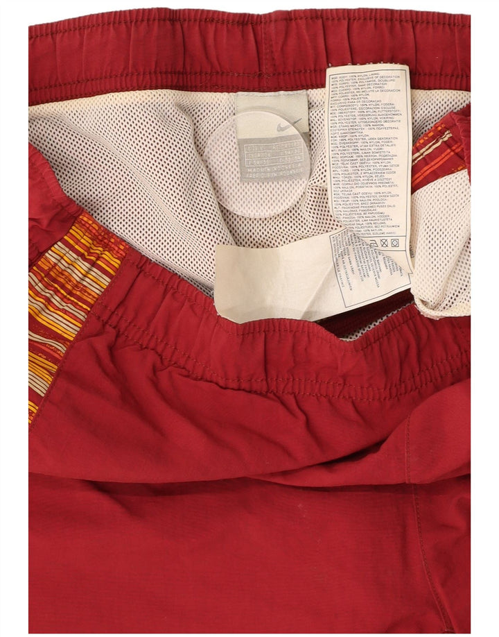 Ανδρικό σορτς κολύμβησης NIKE με μεγάλο κόκκινο ρίγες από νάιλον