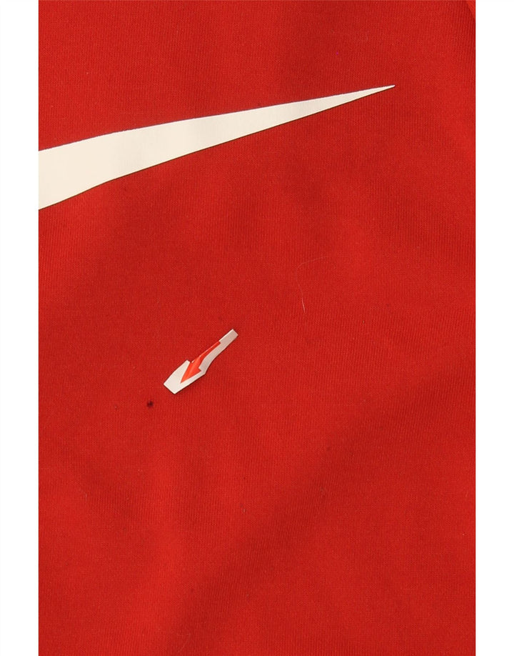 Nike Mens Dri Fit Graphic Hoodie Jumper Μεσαίο πορτοκαλί πολυεστέρας