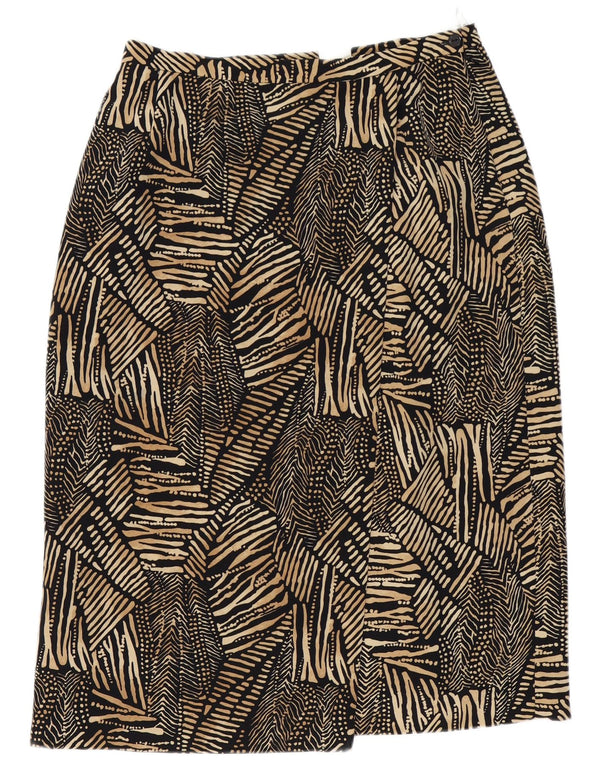 Eastex Γυναικεία Pencil Φούστα UK 16 Large W36 Μαύρο Animal Print