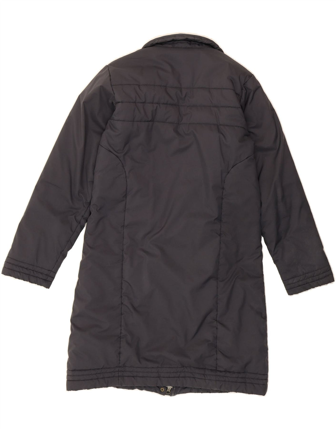 ADIDAS Womens Padded Coat UK 8 Small Navy Blue Polyester Vintage Adidas and Second-Hand Adidas from Messina Hembry 