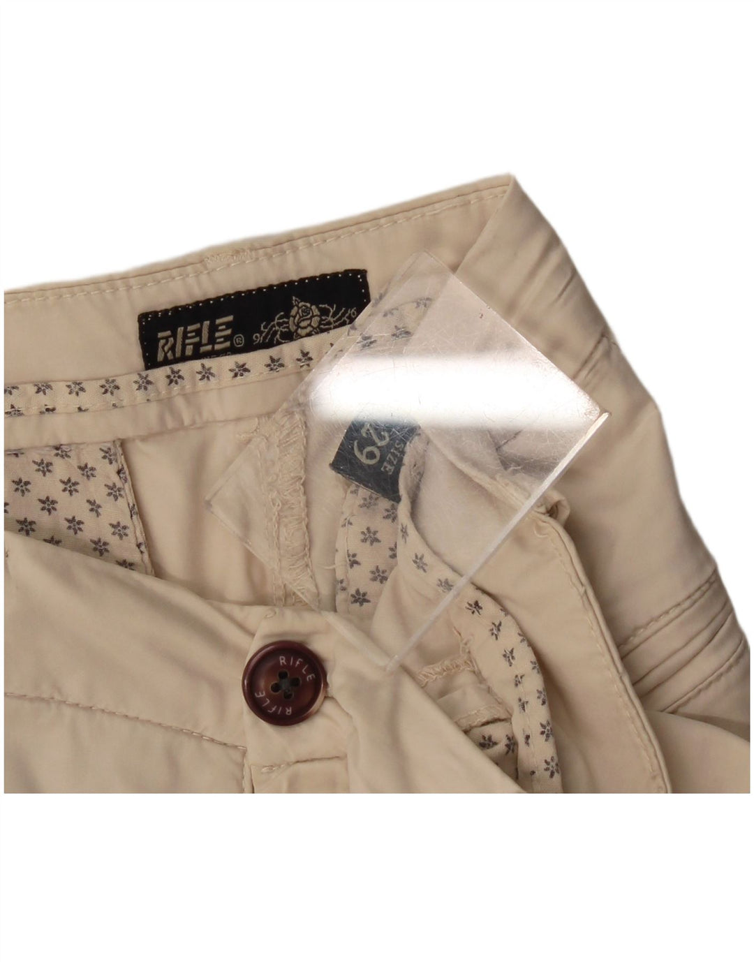 Rifle Γυναικείο σορτς Chino W29 Medium Off White