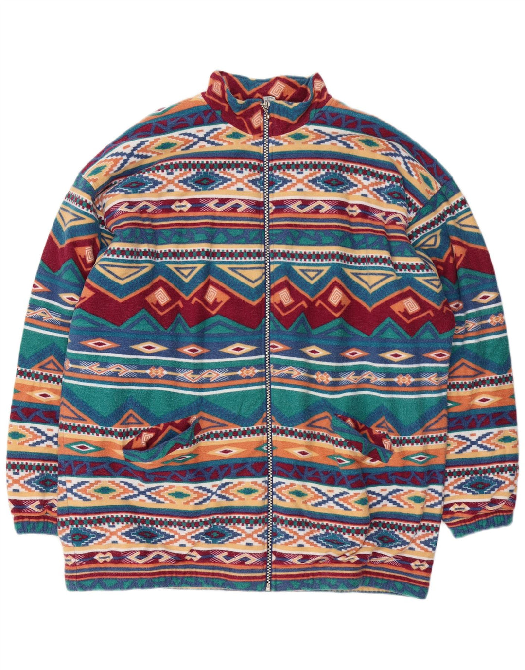 Ανδρικό Fleece Jacket Trigema UK 42 XL Πολύχρωμο γεωμετρικό πολυεστέρα