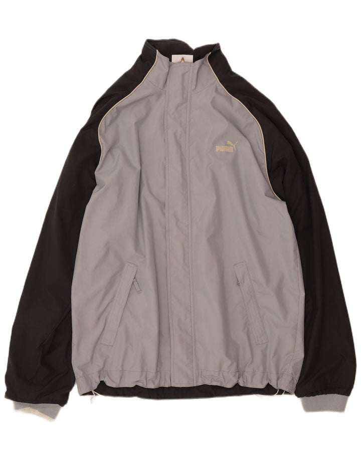 Ανδρική φόρμα PUMA Μπουφάν με μεγάλο γκρι χρώμα