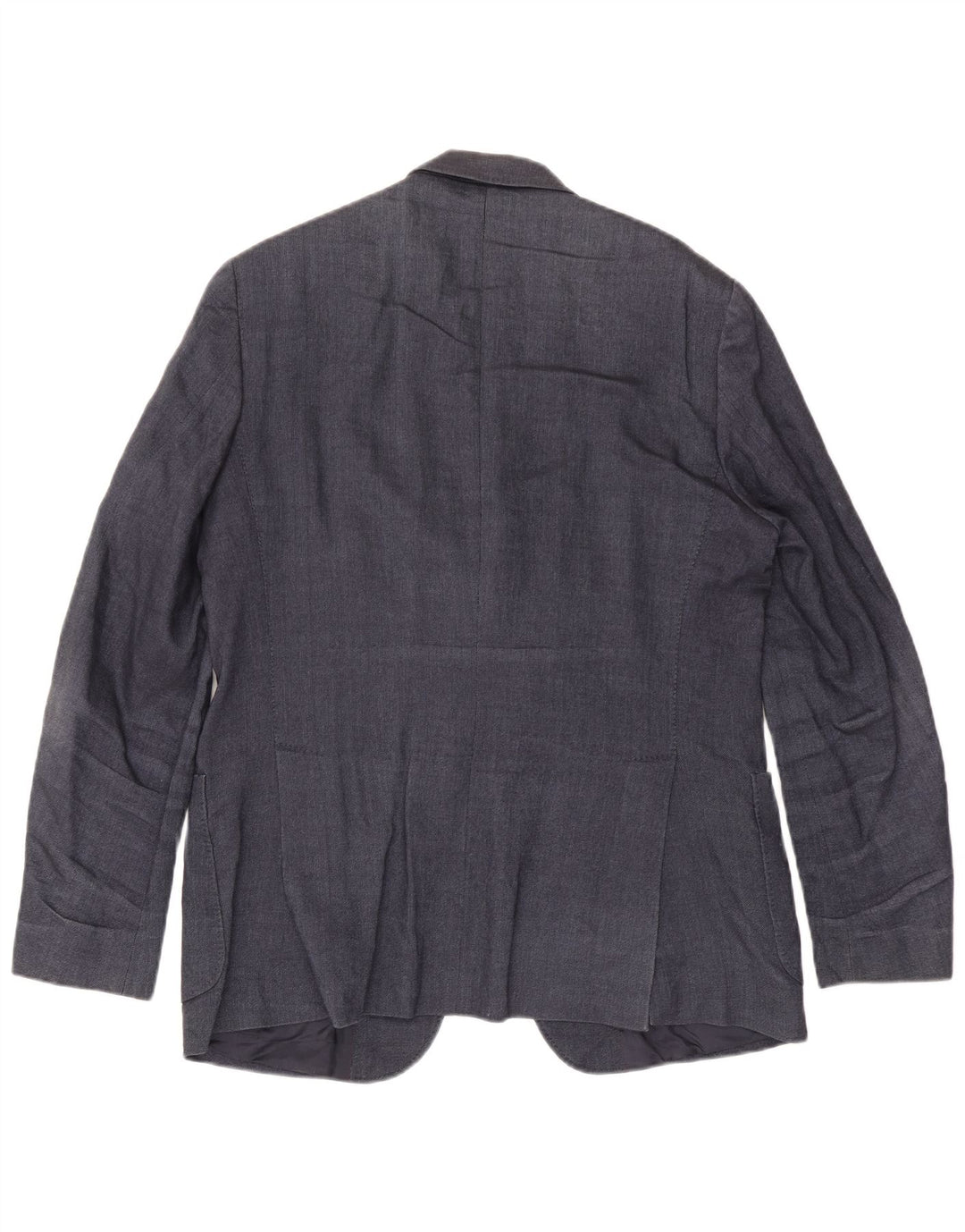 MASSIMO DUTTI Ανδρικό μπουφάν μπλέιζερ EU 54 XL Navy Blue Wool