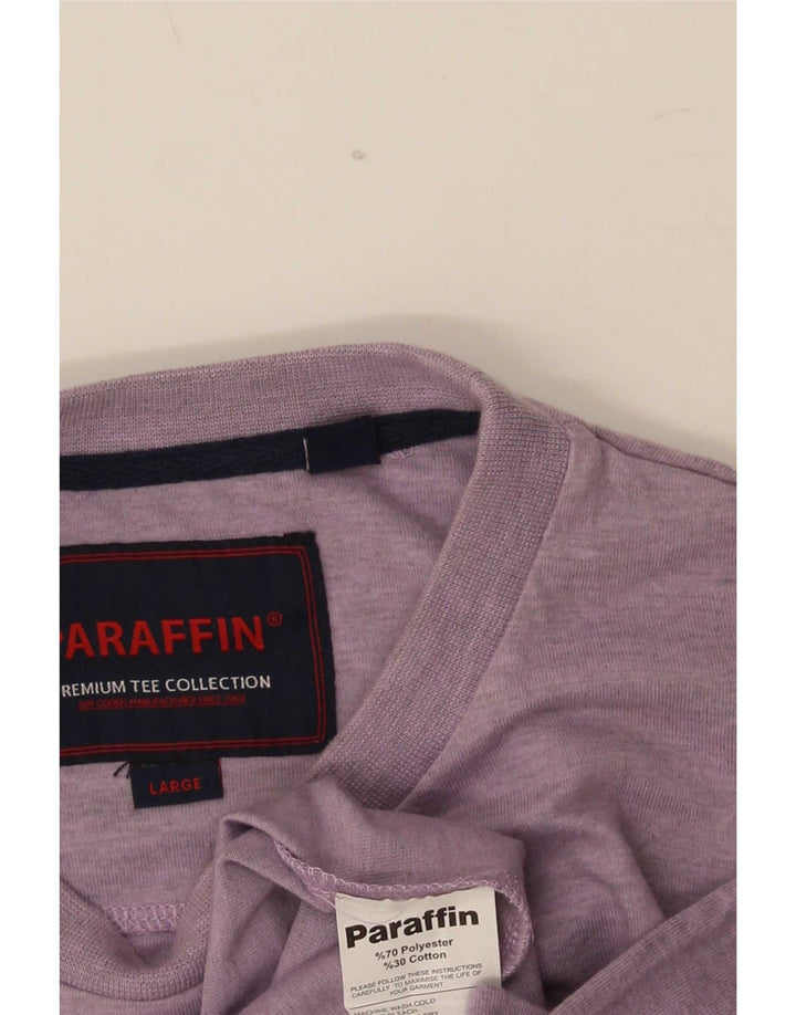 Ανδρικό T-Shirt Paraffin Top Large Purple Polyester