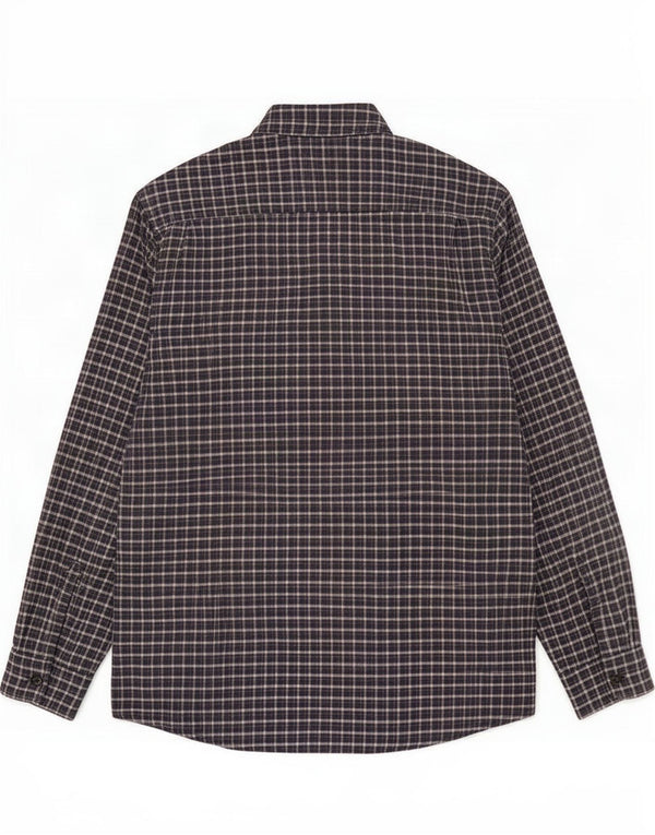 Ανδρικό φανελένιο πουκάμισο Wrangler XL Navy Blue Check Cotton