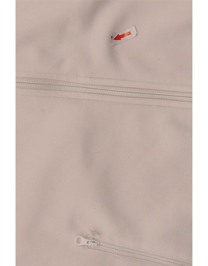 Ανδρική φόρμα φόρμας Nike με γραφικές φόρμες Nike Μπουφάν μεσαίου λευκού χρώματος πολυεστέρας
