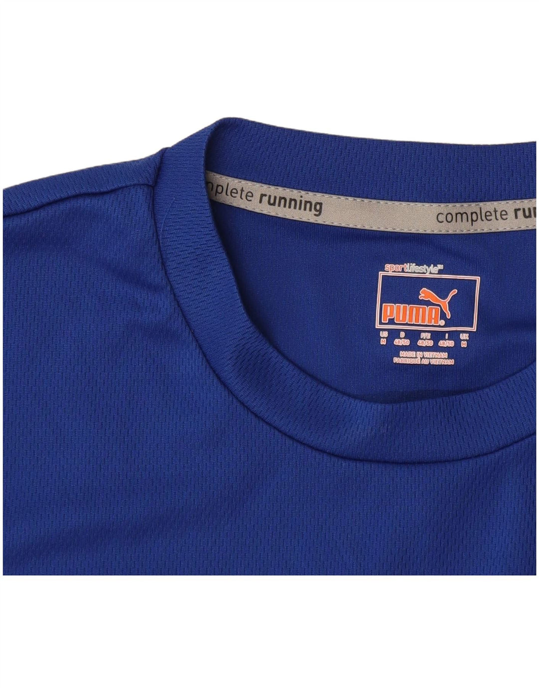 Ανδρικό μπλουζάκι για τρέξιμο Puma Top μεσαίο μπλε χρώμα