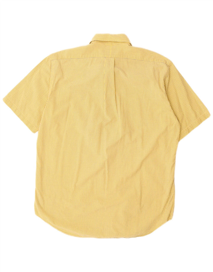 Πόλο Ralph Lauren Ανδρικό καρό πουκάμισο με κίτρινο χρώμα