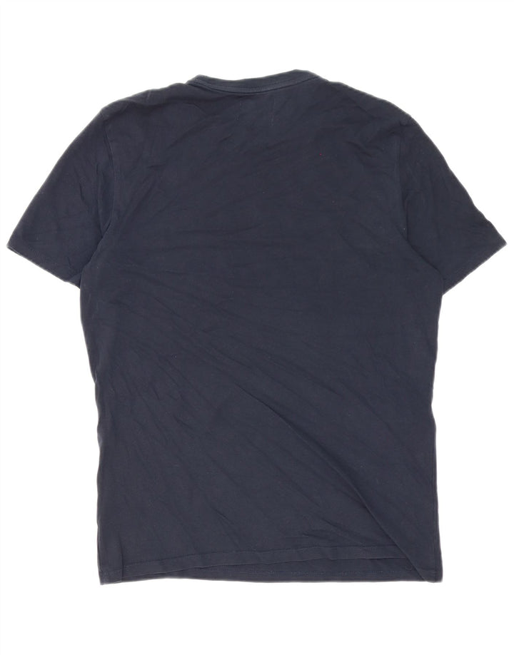 Calvin Klein Ανδρικό T-Shirt Top Small Navy Blue από βαμβάκι