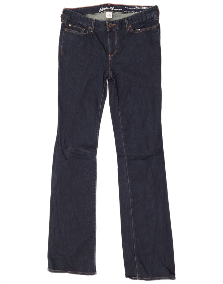 Eddie Bauer Γυναικείο τζιν μποτάκι US 10 Large W32 L36 Μπλε βαμβακερό