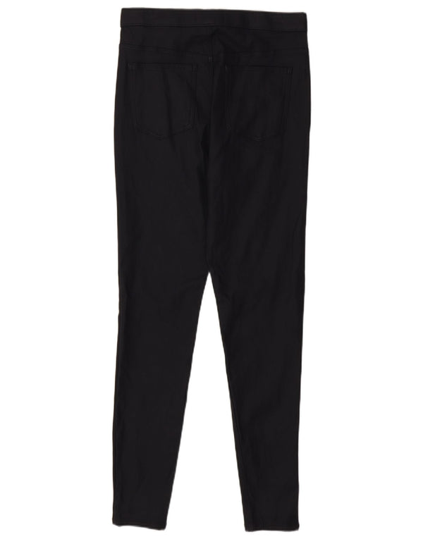 Marks & Spencer Γυναικεία Skinny Casual Παντελόνια UK 10 Small W28 L29 Navy Blue