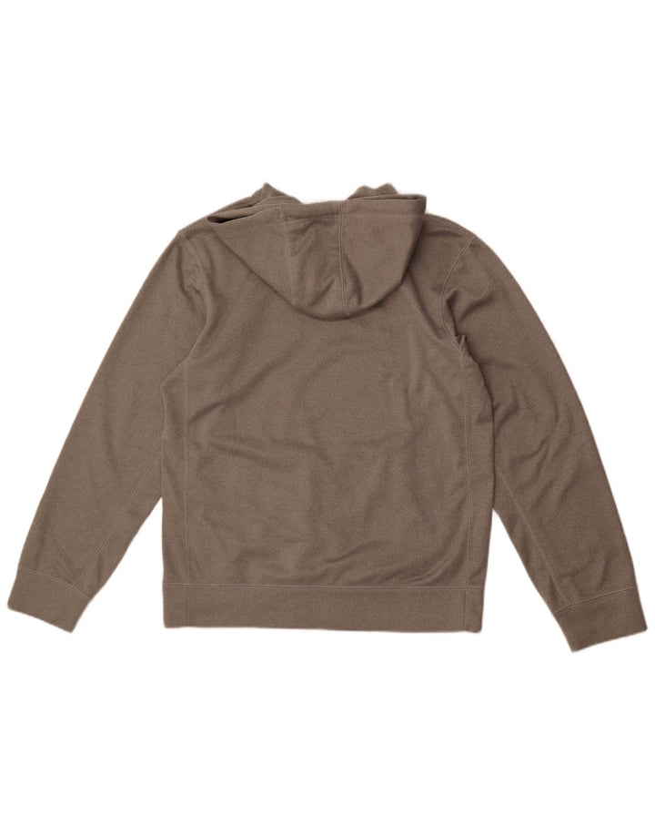 Ανδρικά γραφικά κουκούλα Nike Therma-Fit Μικρός γκρι πολυεστέρας