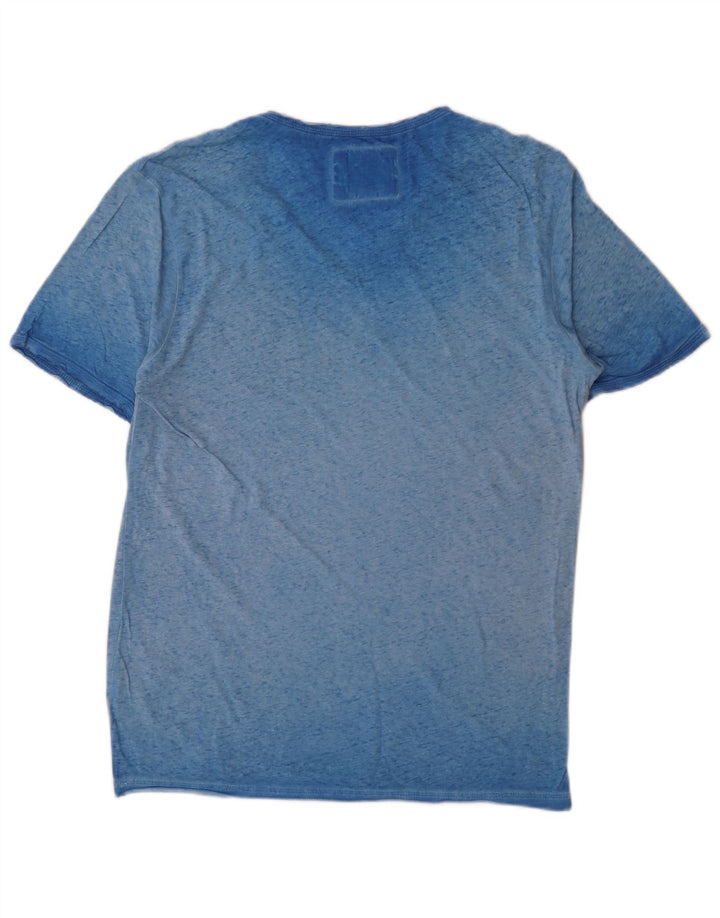 Ανδρικό T-Shirt Guess Top Large Blue Flecked