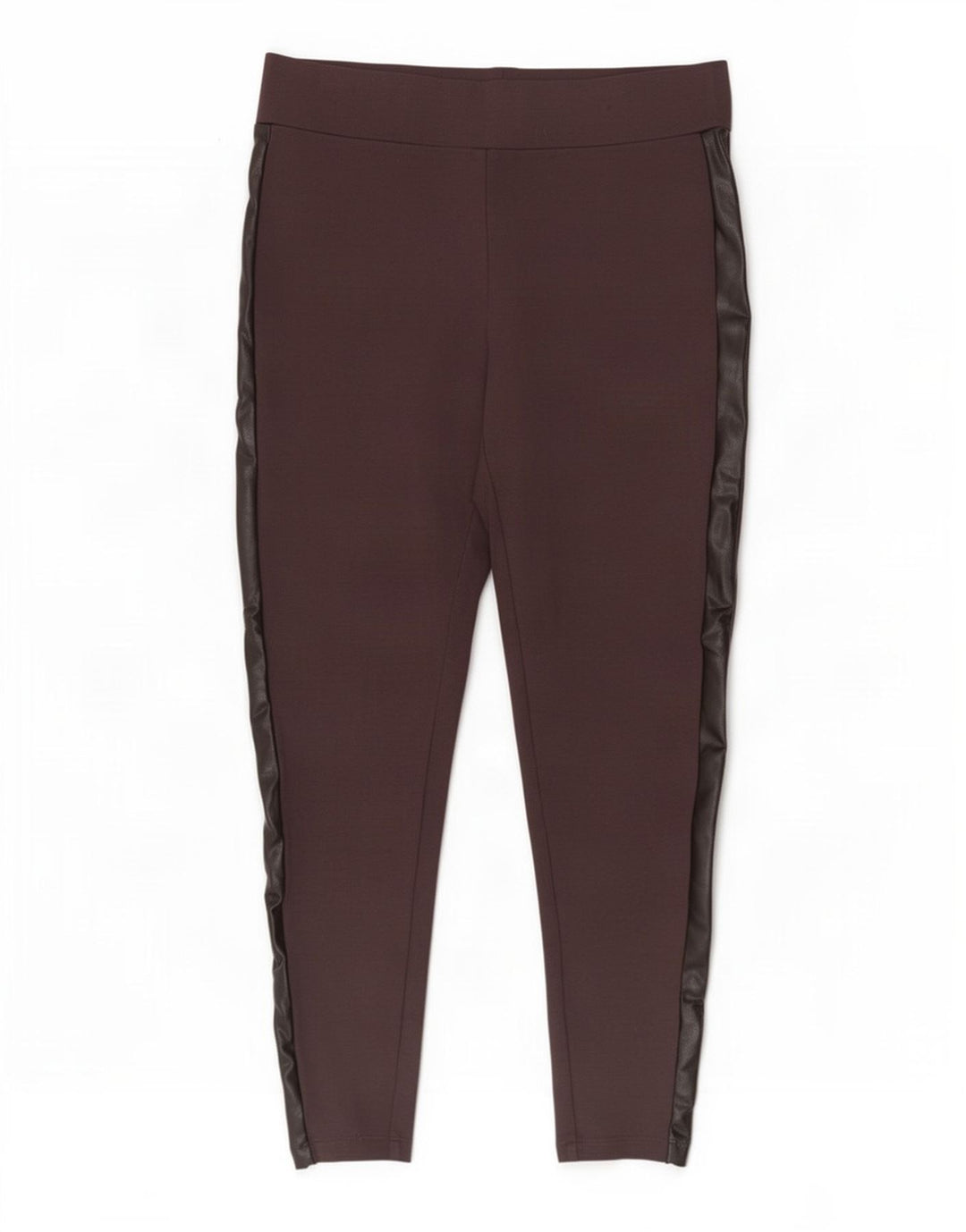 Marks & Spencer Γυναικεία κολάν Crop UK 12 Medium Burgundy Viscose