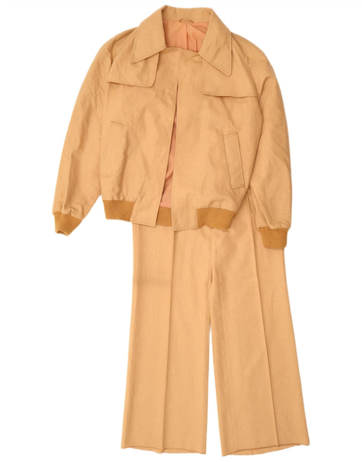 VINTAGE Γυναικείο Σετ 2 τεμαχίων UK 12 Medium W28 L34 Beige