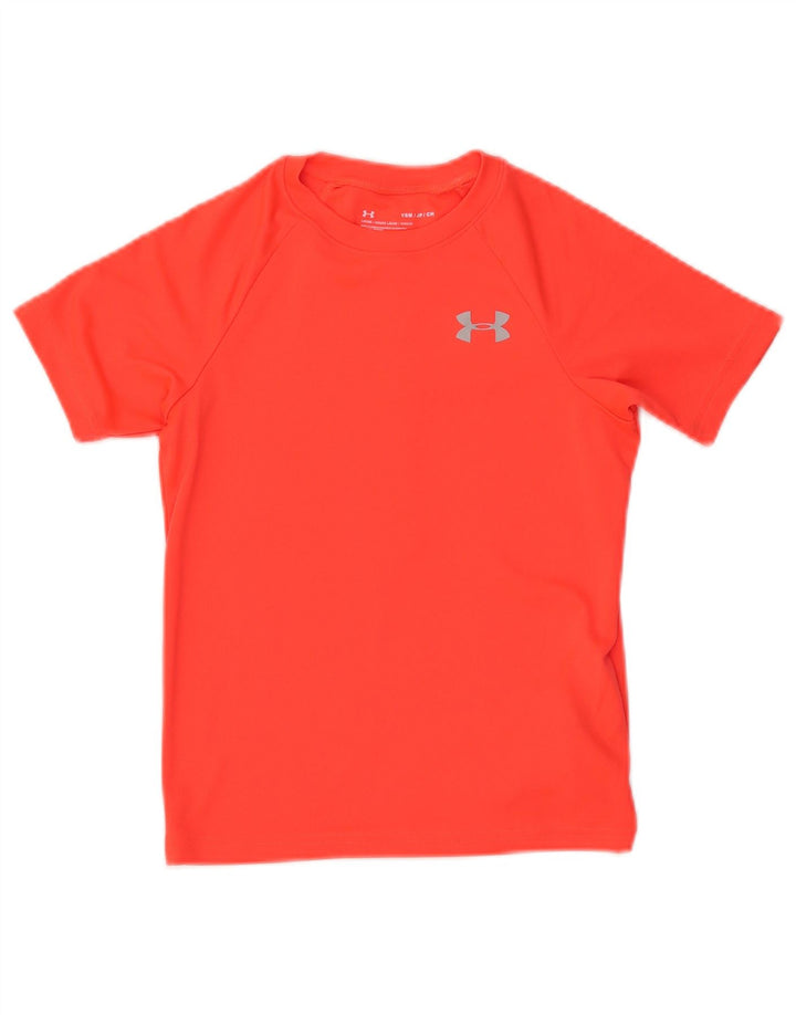 Γραφικό T-Shirt για κορίτσια UNDER Armour Loose Fit 7-8 ετών Small Orange