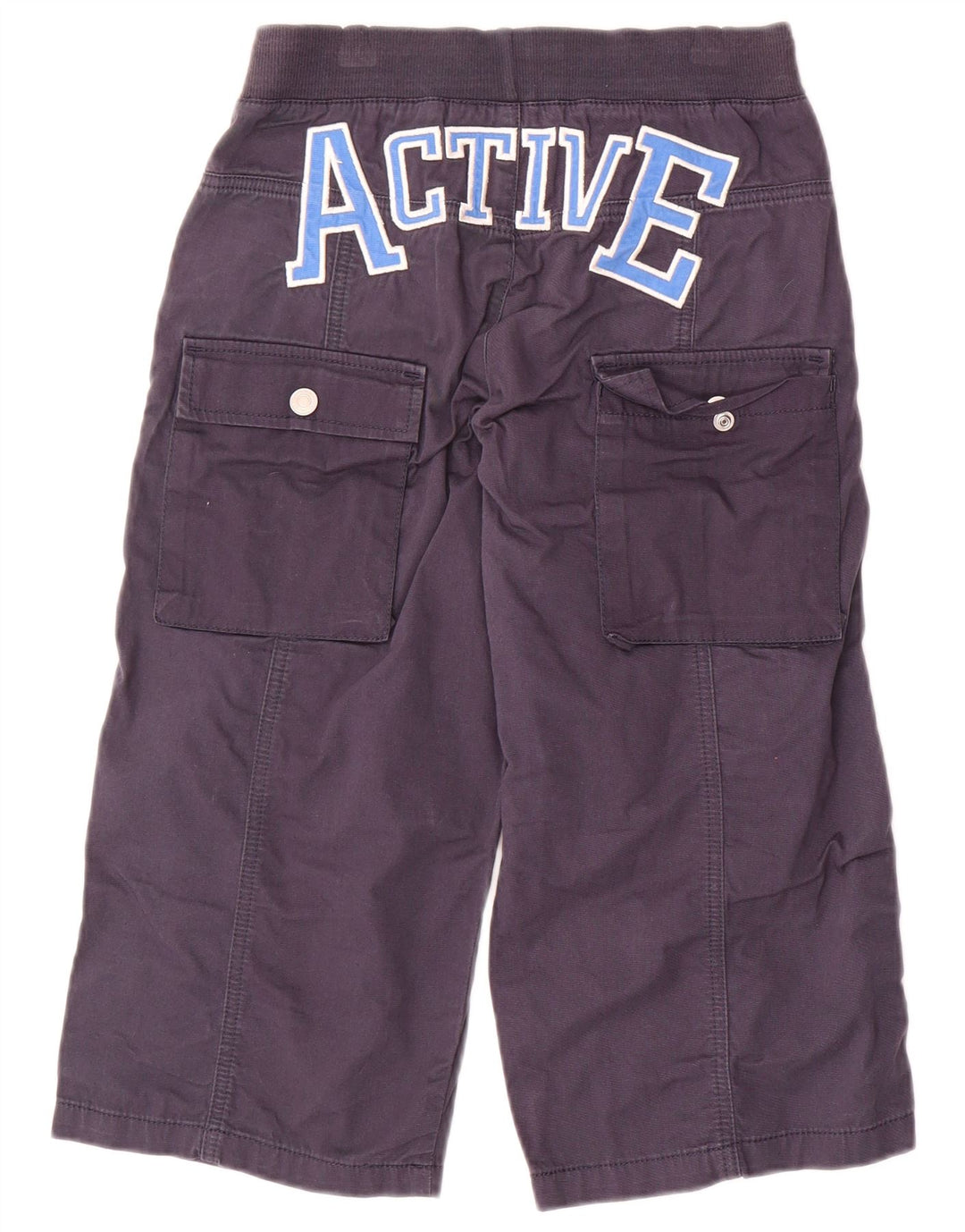 BENETTON Boys Graphic Cargo Παντελόνι 10-11 ετών XL W28 L18 Navy Blue