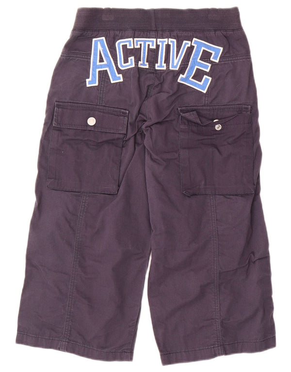 BENETTON Boys Graphic Cargo Παντελόνι 10-11 ετών XL W28 L18 Navy Blue