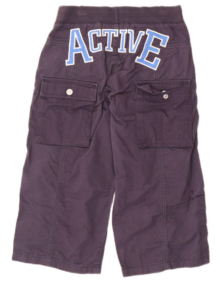 BENETTON Boys Graphic Cargo Παντελόνι 10-11 ετών XL W28 L18 Navy Blue