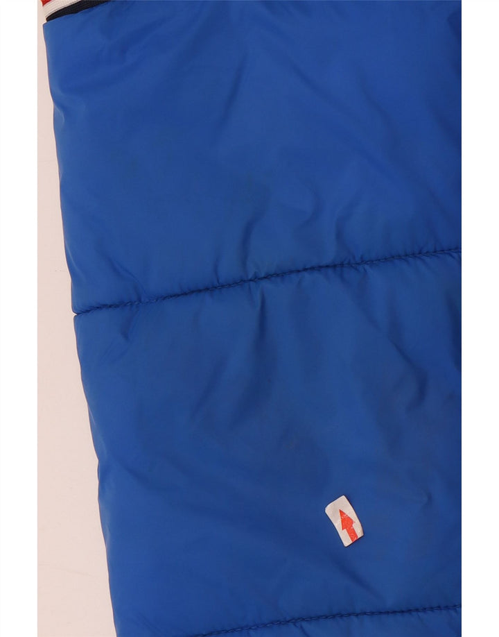 Levi's Boys Graphic Hooded Jacket 12-13 Years Large Blue Colourblock