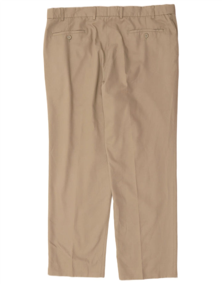 Ανδρικό ίσιο παντελόνι Marks & Spencer W40 L31 Beige Polyester