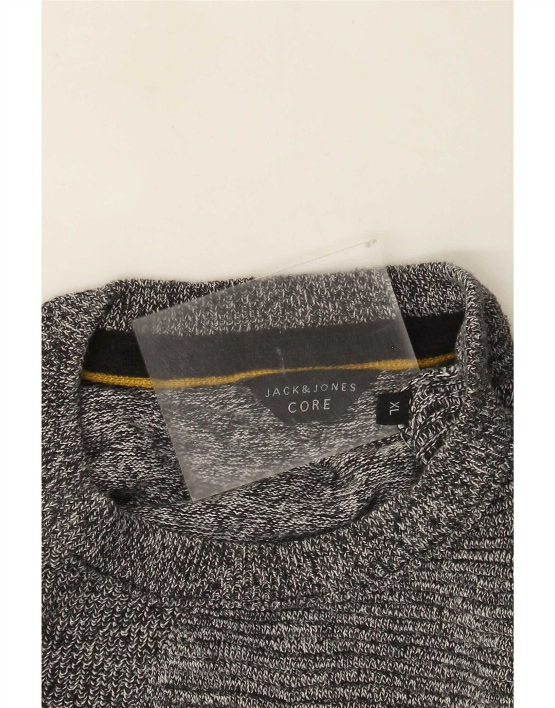 Jack & Jones Ανδρικό πουλόβερ με λαιμόκοψη XL με γκρι φλιτζάνι