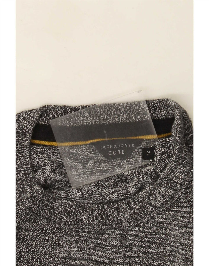 Jack & Jones Ανδρικό πουλόβερ με λαιμόκοψη XL με γκρι φλιτζάνι