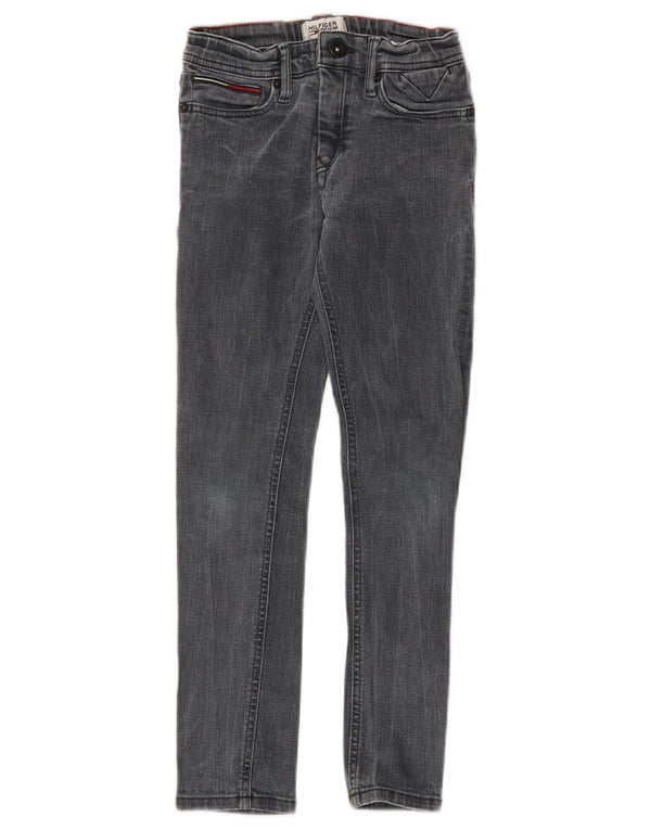 TOMMY HILFIGER Κορίτσια Skinny Jeans 7-8 ετών W20 L22 Γκρι βαμβακερό