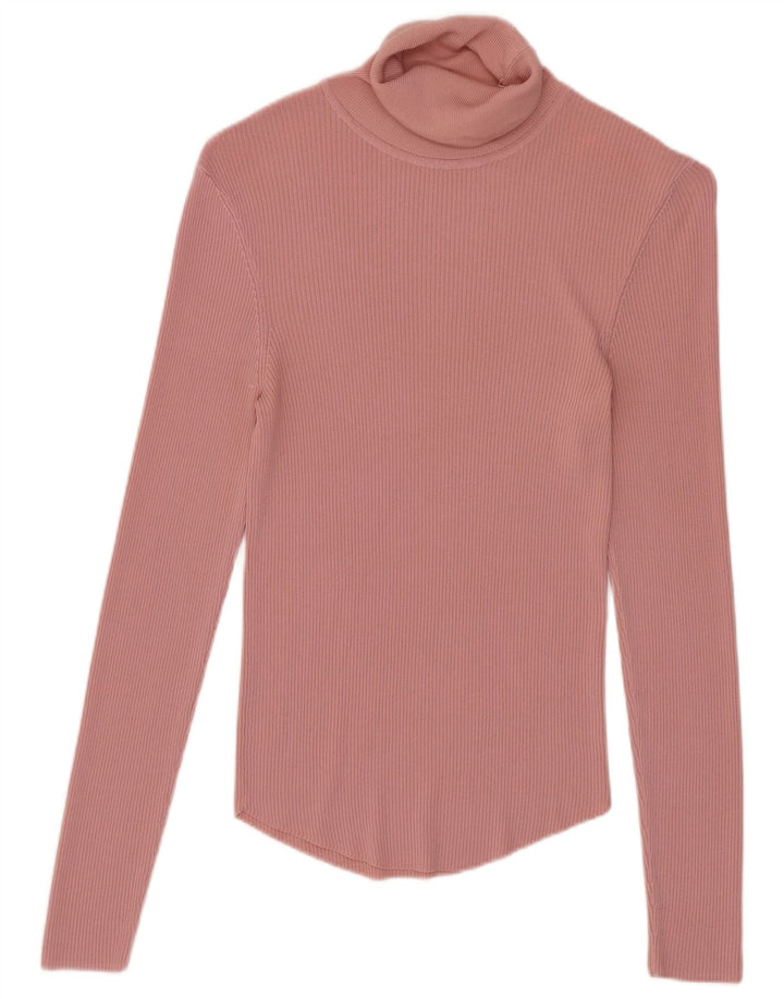 Zara Γυναικείο τοπ μακρυμάνικο UK 8 Small Pink