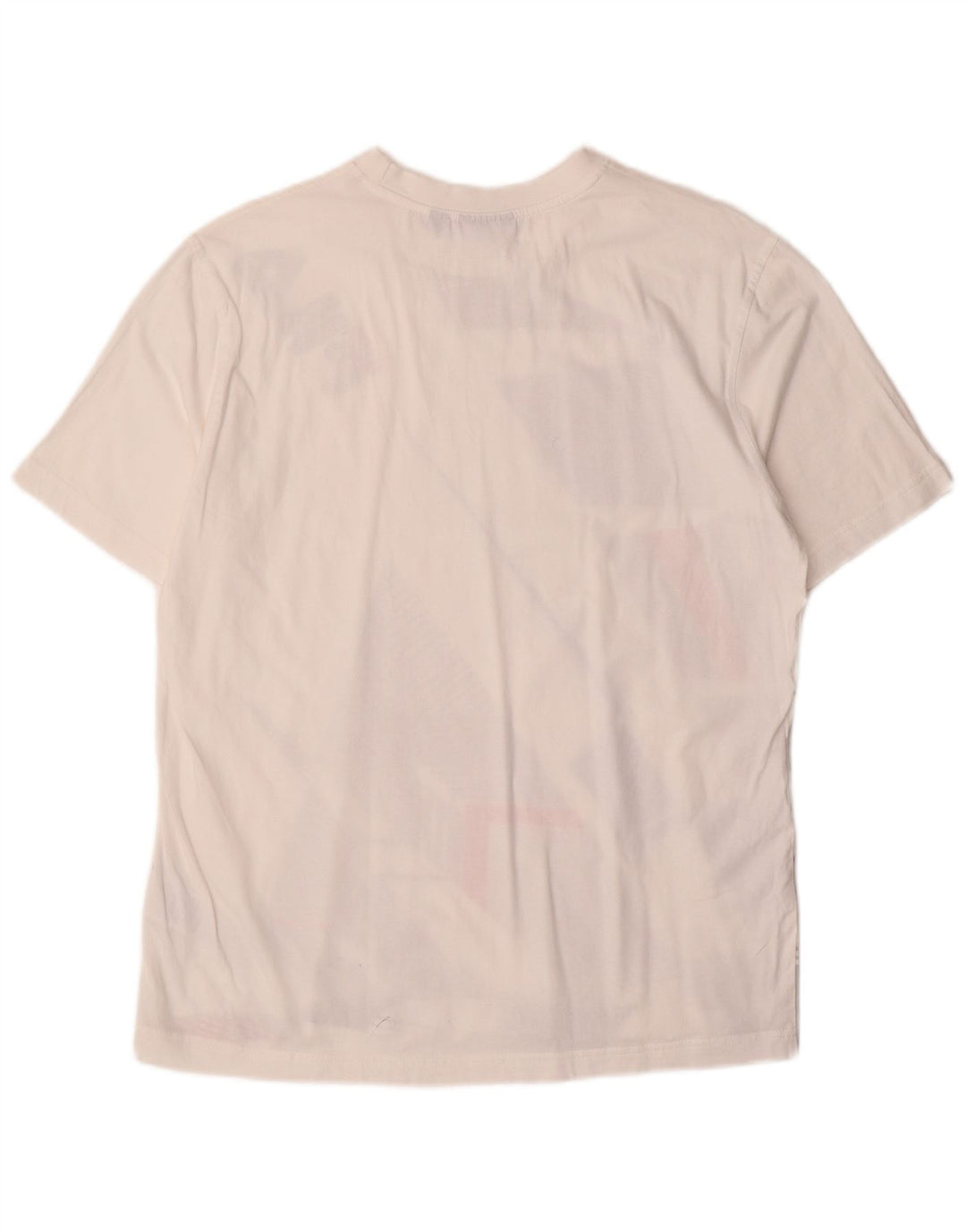 Ανδρικό γραφικό T-Shirt Fila Top Μεσαίο λευκό γεωμετρικό βαμβακερό