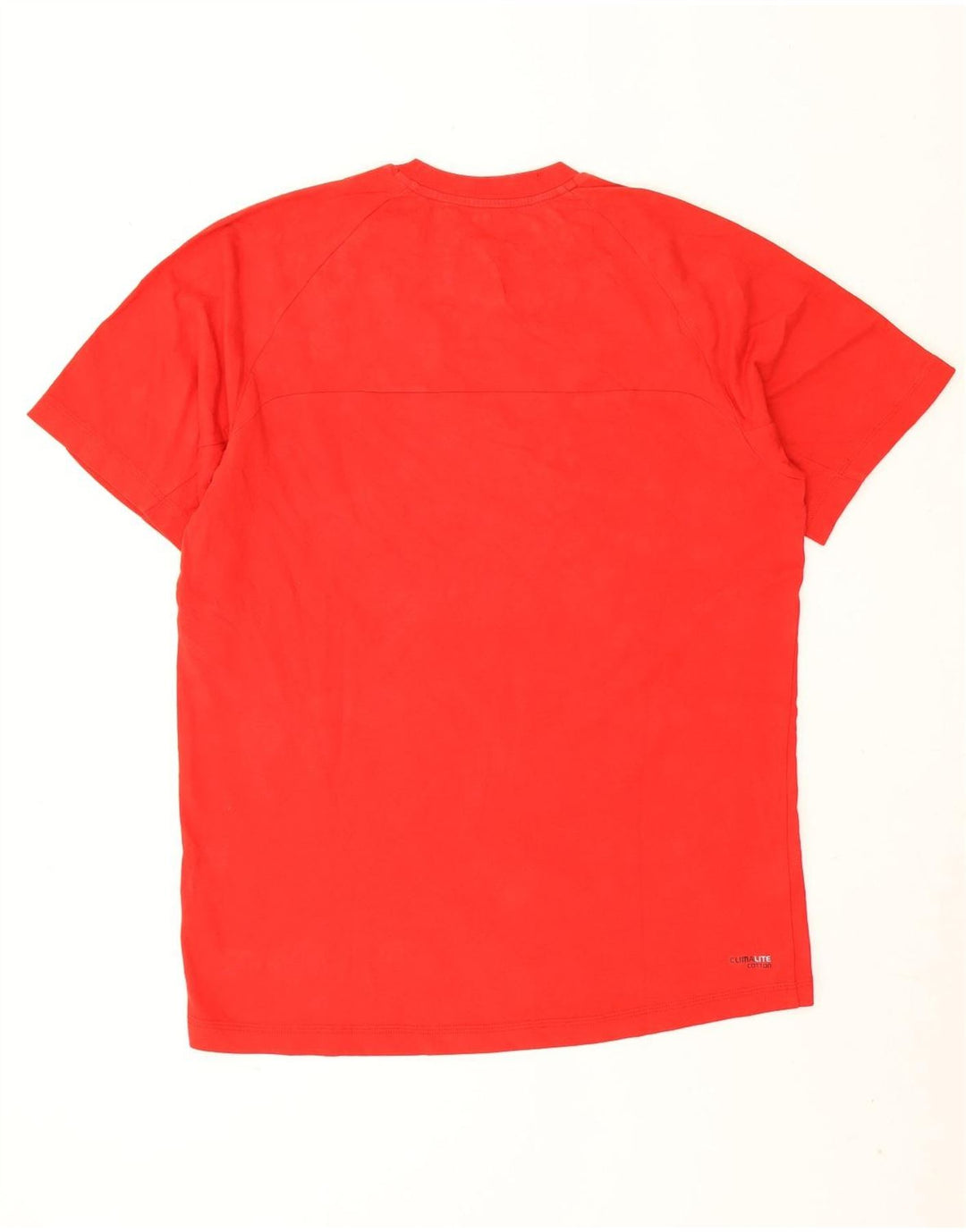 Adidas Ανδρικό T-Shirt Climalite Top μεγάλο κόκκινο βαμβακερό